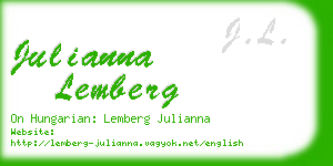 julianna lemberg business card